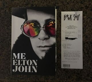 Elton John SIGNED ME Autobiography Hardcover 1st Edition Book Soup Photo Proof 4