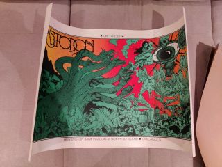 Mastodon Tour Poster - Jermaine Rogers - Variant Show Edition Green - Mint/nm