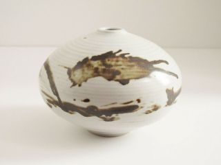 Vivika And Otto Heino Signed Studio Art Pottery Seed Pot Vase