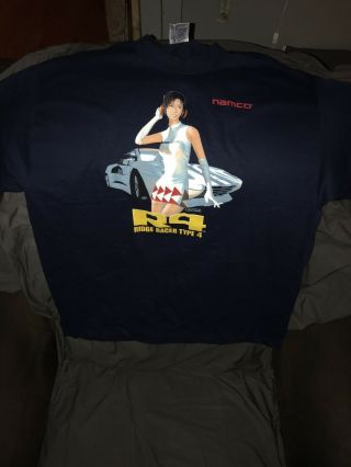 Ridge Racer Type 4 T - Shirt Vintage & Authentic 1998 Rare Promo T - Shirt