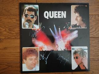 Queen 1982 Japan Tour Tour Book Concert Program Signed By All Member Autograph