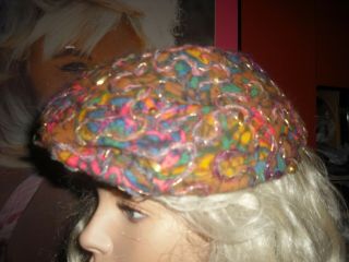 Janis Joplin Owned & Worn Psychedelic Cap/ Hat From Club Owner Loa