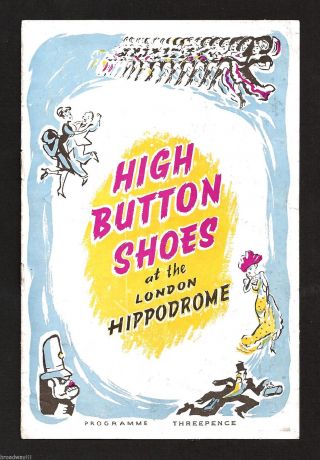 Audrey Hepburn (stage Debut) " High Button Shoes " Jule Styne 1948 London Program