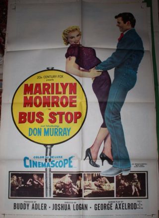 Bus Stop Vintage Marilyn Monroe Movie Poster 1956 1 Sheet