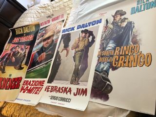 4 Studio Posters In Once Upon A Time In Hollywood Rick Dalton 2019 Ctmg