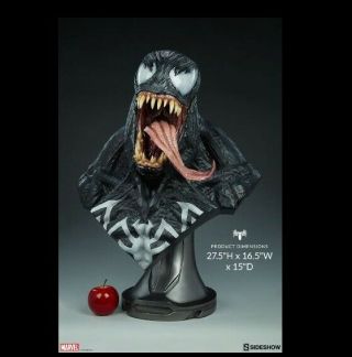 Marvel Venom Life - Size Bust By Sideshow Collectibles 400315
