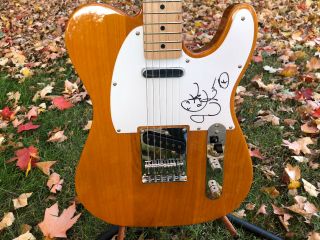Keith Urban Autographed: Squire Fender Telecaster Electric Guitar - Great Gift