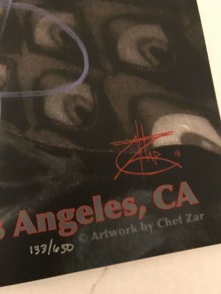 TOOL Poster — SIGNED BY BAND — 10/21/2019 Los Angeles VERY LIMITED 7
