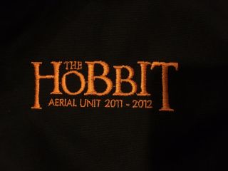 The Hobbit Movie Film Aerial Unit 2011 2012 Crew Jacket Canvas Lord of the Rings 2