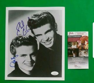 CROSBY,  STILLS & NASH SIGNED 8X10 PHOTO WITH BECKETT AND EVERLY BROTHERS JSA 4