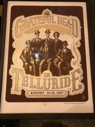 Grateful Dead Telluride 8/16 - 16/1987 Framed Print Steve Johannsen