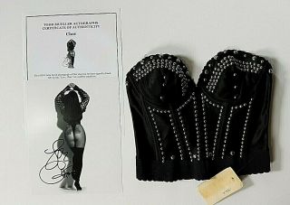 Cher Personally Owned Worn Bustier Corset W Signed Photo