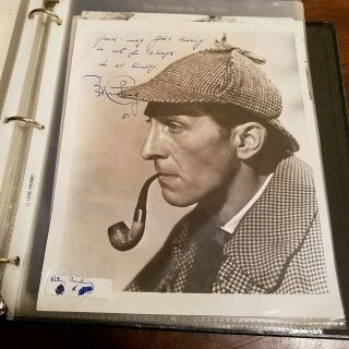 Jsa Loa Peter Cushing Sherlock Holmes Star Wars Signed 8x10 Photo Autograph