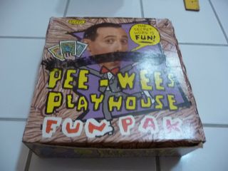 5 Boxes 1988 Topps Pee Wee Herman Playhouse Fun Pak Box 36