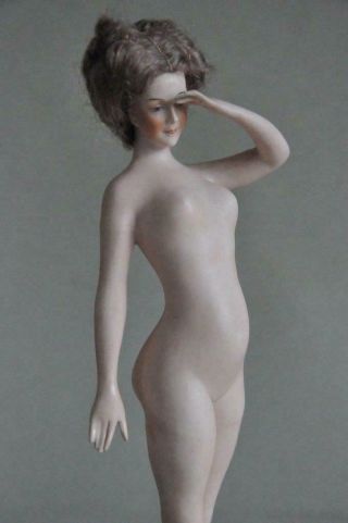 Vintage Harem Nude Figure Bathing Beauty Figurine Galluba Hofmann Half Doll 11