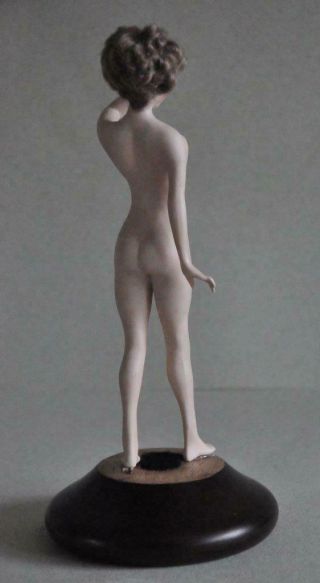 Vintage Harem Nude Figure Bathing Beauty Figurine Galluba Hofmann Half Doll 4