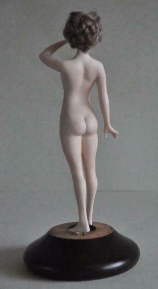 Vintage Harem Nude Figure Bathing Beauty Figurine Galluba Hofmann Half Doll 5