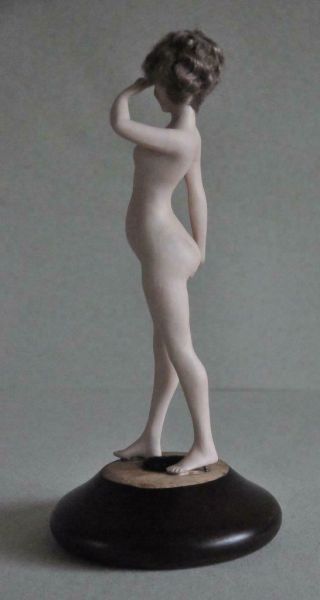 Vintage Harem Nude Figure Bathing Beauty Figurine Galluba Hofmann Half Doll 6