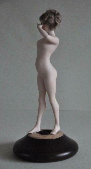 Vintage Harem Nude Figure Bathing Beauty Figurine Galluba Hofmann Half Doll 7