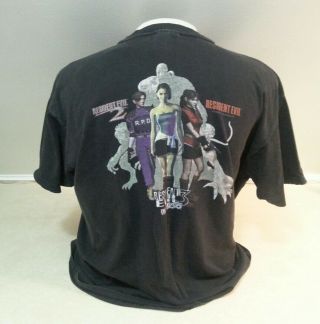Capcom Resident Evil Video Game Rare Promo T Shirt Collectible Memorabilia Gift 2