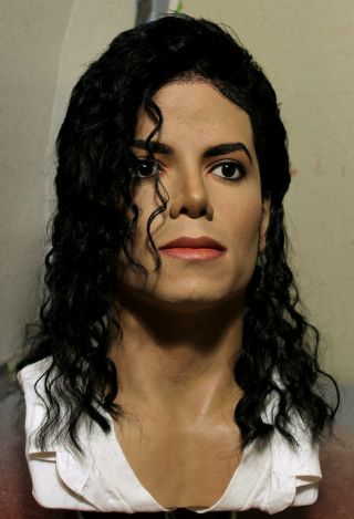 1/1 Lifesize CUSTOM Michael Jackson bust Black or White Dangerous era 11