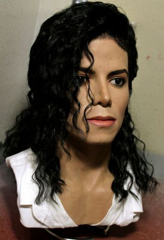 1/1 Lifesize CUSTOM Michael Jackson bust Black or White Dangerous era 5