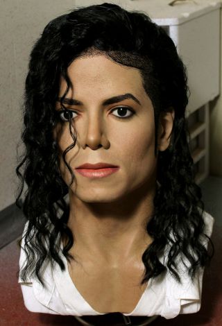 1/1 Lifesize CUSTOM Michael Jackson bust Black or White Dangerous era 8