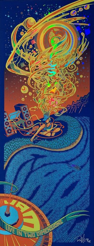 Pearl Jam Haight St Live In Two Dimensions Poster Print Brad Klausen Foil /28