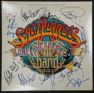 Sgt Peppers Lonely Hearts Band Signed Aerosmith The Bee Gees Martin Short,  Psa
