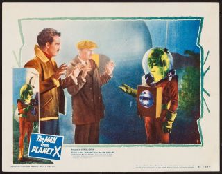 Man From Planet X Vintage Lobby Card Sci Fi Movie Poster 1951
