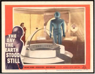 Day The Earth Stood Still Horror Movie Posters Lobby Card,  1951