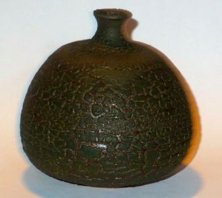 Mid Century Modern Doyle Lane Studio Pottery Weed Pot W/interesting Glaze