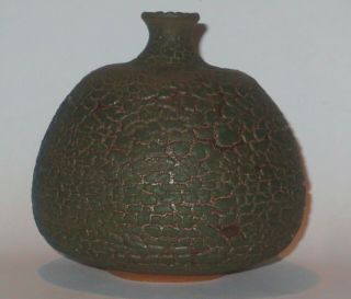 Mid Century Modern Doyle Lane Studio Pottery Weed Pot w/Interesting Glaze 5