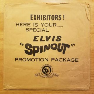 Elvis Presley Spinout Rare Promo Envelope Given By Colonel Parker Lpm - 3702