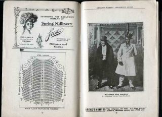 CHICAGO WEEKLY AMUSEMENT GUIDE May 27 1906 Williams Walker 1st Black Superstars 2