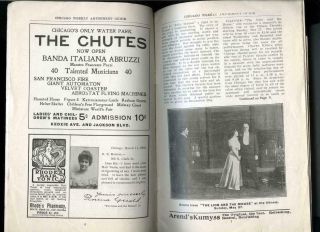 CHICAGO WEEKLY AMUSEMENT GUIDE May 27 1906 Williams Walker 1st Black Superstars 6