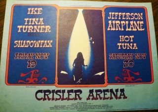 1971 Jefferson Airplane Ike & Tina Turner Grande Ballroom Grimshaw