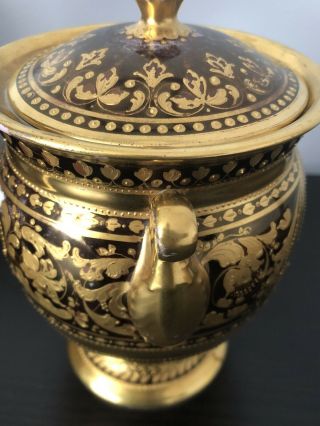Antique Royal Vienna Porcelain Urn/vase Signed 19c 12