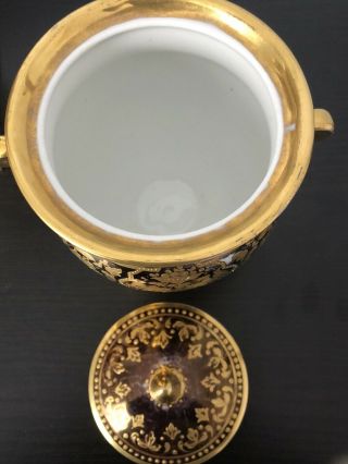 Antique Royal Vienna Porcelain Urn/vase Signed 19c 9