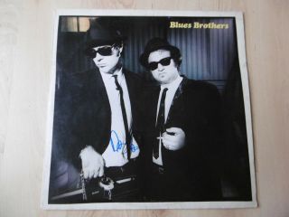 Dan Aykroyd & Blues Brothers Band Signed Lp - Cover Briefcase Full Of Blues Vinyl