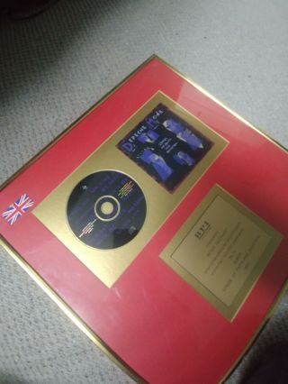 Depeche Mode - Songs of Faith of Devotion - Gold Disc BPI Award 4