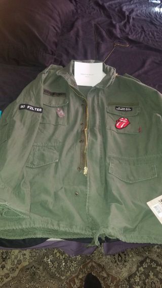 Rolling stones No Filter tour embroidered crew jacket 2XL and ultimate package 4