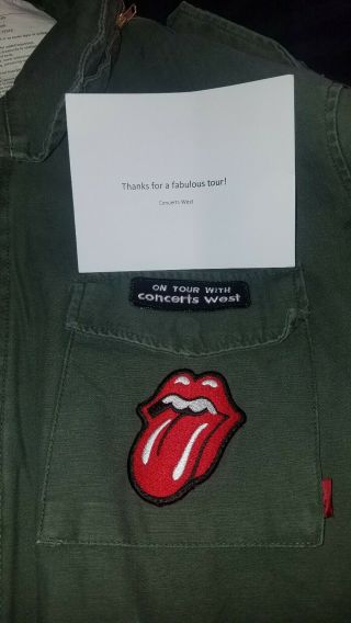 Rolling stones No Filter tour embroidered crew jacket 2XL and ultimate package 5