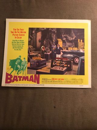Vintage 1966 Batman Movie Lobby Cards (1 - 8) Rare Complete Set 2