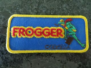 Rare Frogger Video Game Patch - Sega Genisis - 4 1/4 X 2 Inch