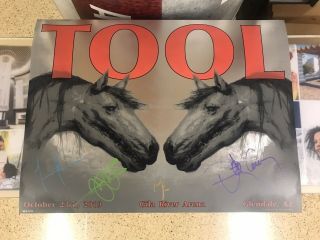 Phoenix Tool Gila River 10/23 2019 Limited Edition Band Signed Poster 428/550