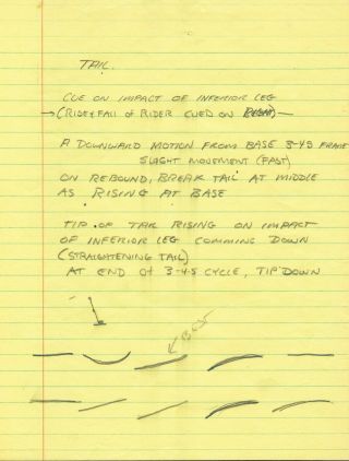 Empire Strikes Back Taun Taun Stop Motion Animation Notes Phil Tippett 29 pages 2