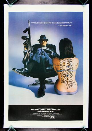 The Italian Job Cinemasterpieces Machine Gun Movie Poster 1969