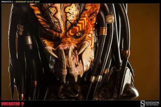 Sideshow Predator 2 Legendary Sclae Bust Mask Helmet Statue Figure Alien Aliens