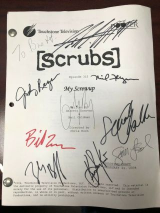 Scrubs Tv Series Script And Scrub